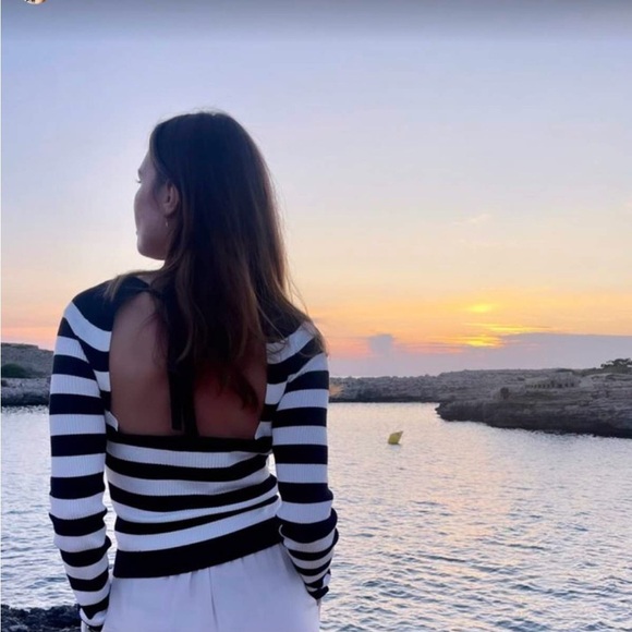 NWT Zara Cut Out Open Back Top Size L - Picture 7 of 7